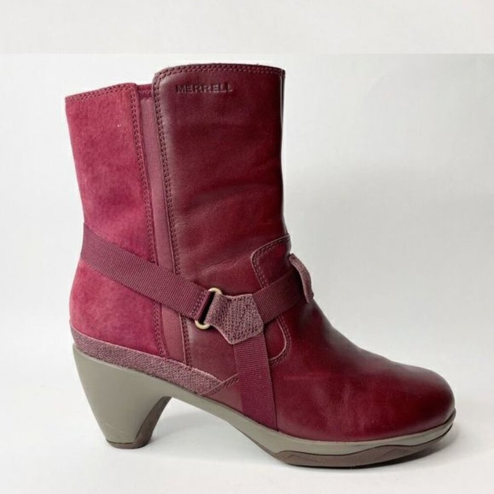 Merrell Evera Fade Booties -- Beautiful Wine Color!